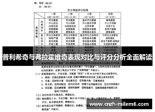 普利希奇与弗拉霍维奇表现对比与评分分析全面解读